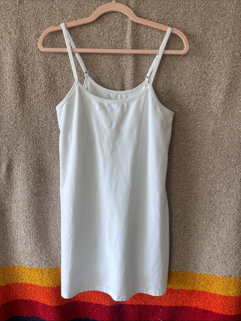 Beyond Yoga Creamy White Slip Mini Dress